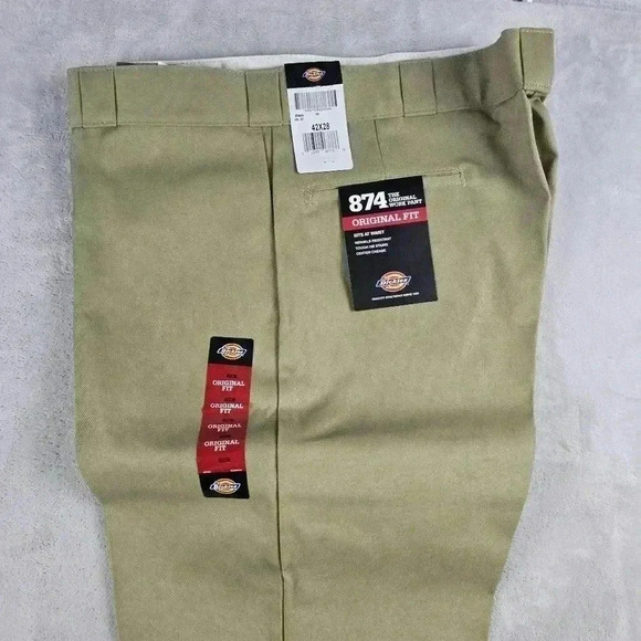 Dickies Original Fit 874 Khaki and Navy - Picture 2 of 6